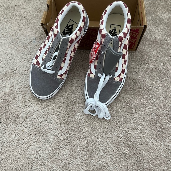 New Old Skool Checkerboard Vans - Picture 8 of 14